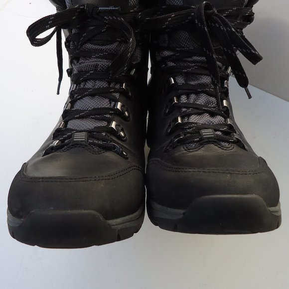 SIZE 10.5 D. Lands\' End leather winter hiking snow boots. main image 12